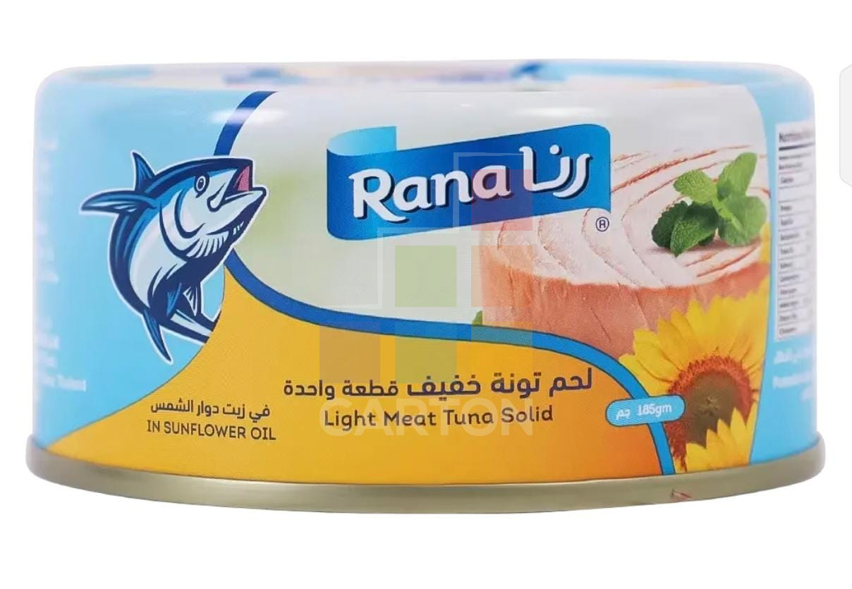 Rana Tuna Meat Solid in SF 48*185gm